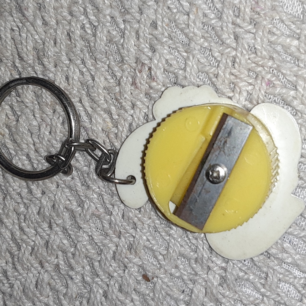 Vintage Vanity Smurf Pencil Sharpener Keychain Charm … Gem